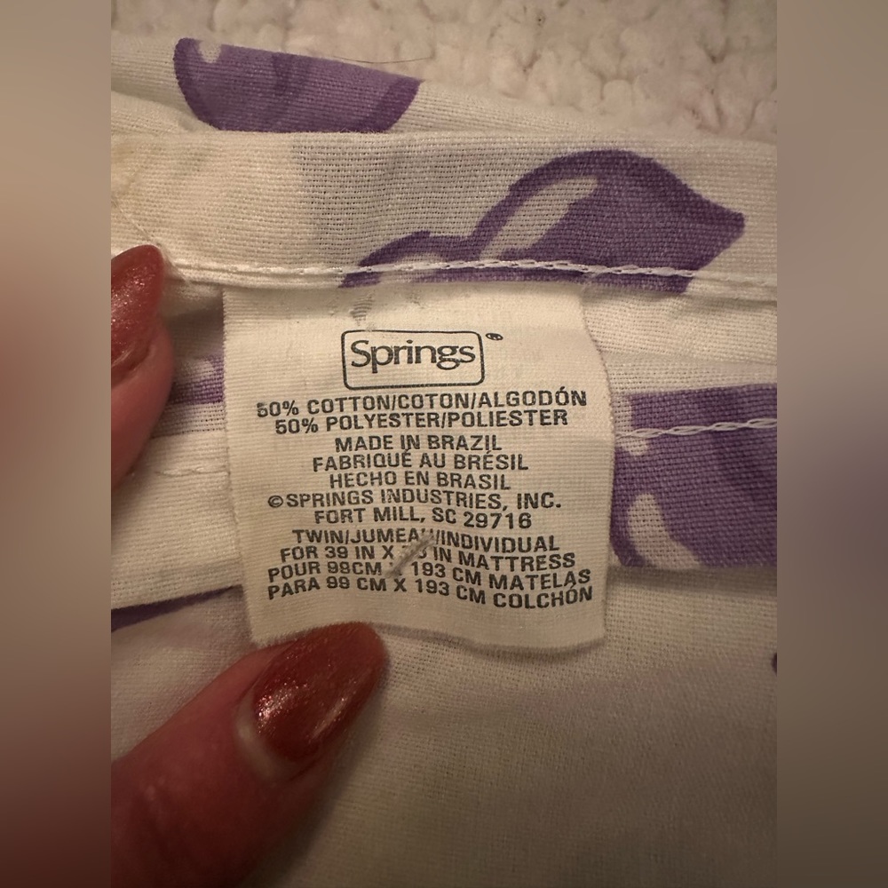 Springs Twin mattress sheet